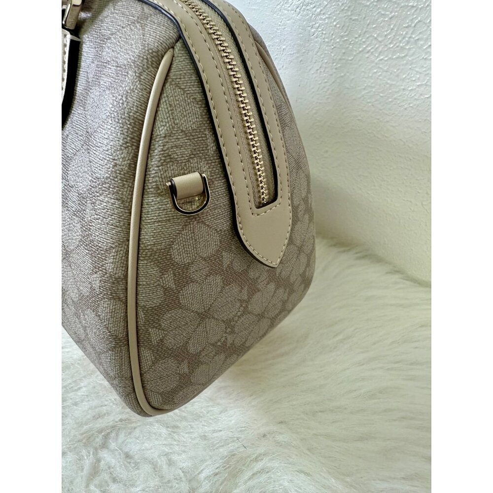 KATE SPADE Signature Spade Flower Pv Large Duffle Crossbody Tote Bag Travel - Picture 11 of 11